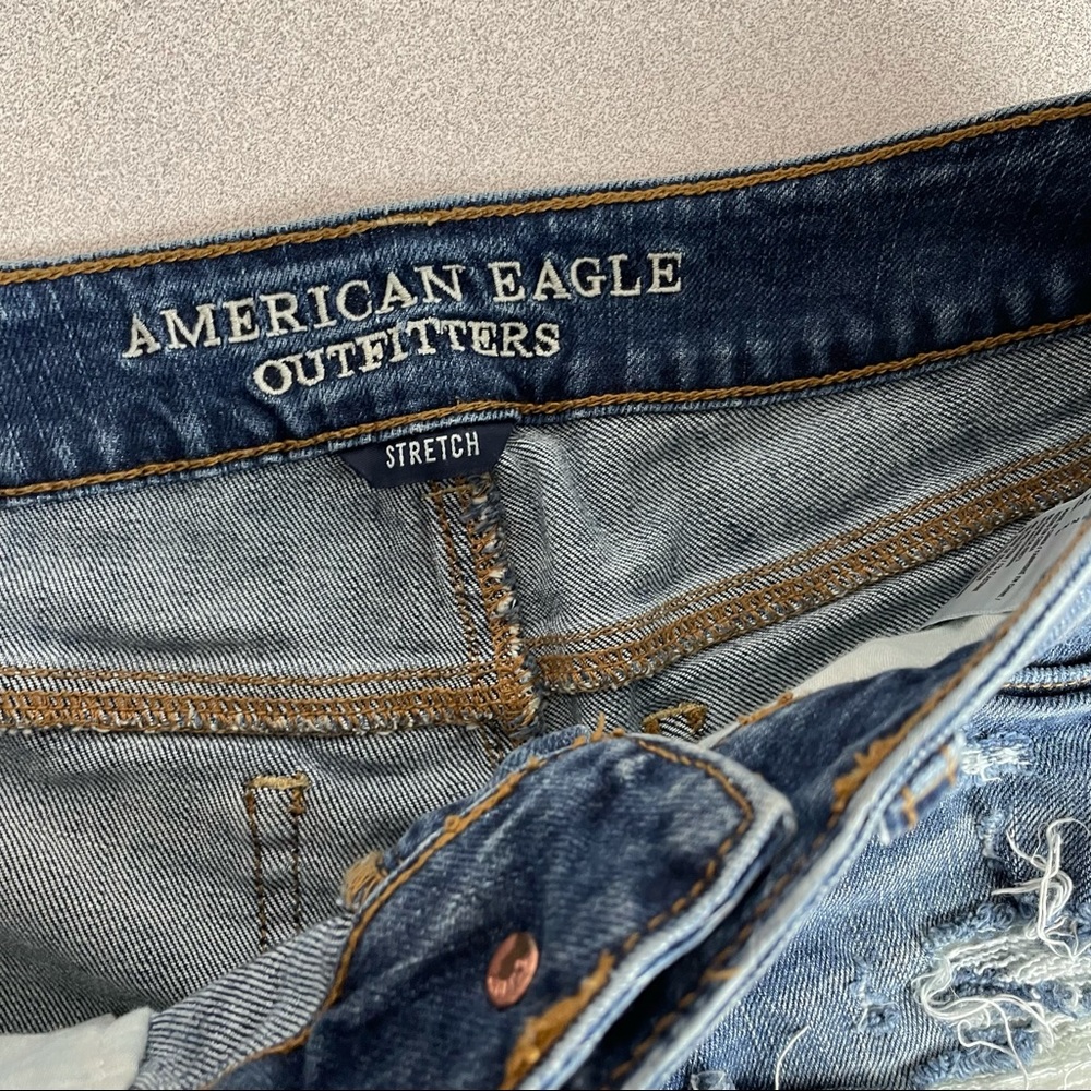 American Eagle Shortie Distressed Denim Shorts - Picture 4 of 8